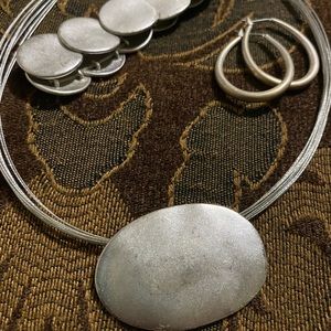 necklace bracelet earrings
